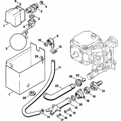 Water Tank Assembly for Stihl