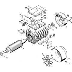 Electric Motor Assembly for Stihl