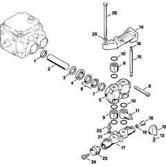 Pump-1 Assembly for Stihl RE640W