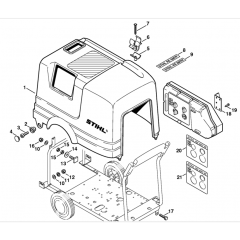 Machine Cover Assembly for Stihl
