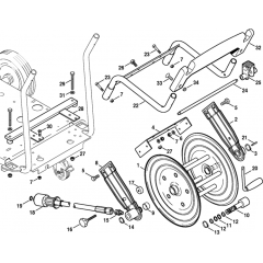 Hose Reel Assembly for Stihl