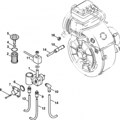 Fuel Pump Assembly for Stihl