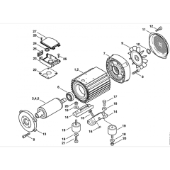Electric Motor Assembly for Stihl
