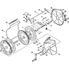 Hose Reel Assembly for Stihl