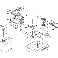 Water Tank Assembly for Stihl