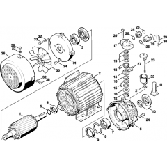 Pump & Motor Housing for Stihl RE830W