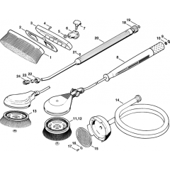 Washing Brush Assembly