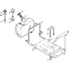Chassis-1 Assembly for Stihl RE840W