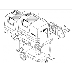 Machine Cover Assembly for Stihl RE840W