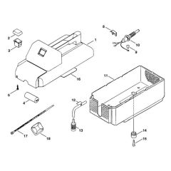 Machine Cover for Stihl RE 900 KM