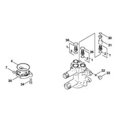 Valve Block Assembly for Stihl