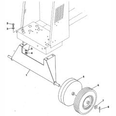 Rear Axle Assembly for Mixer