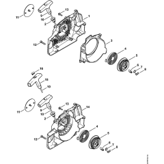 Rewind Starter for Stihl MS170