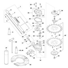 Stihl RG-KM Main Assembly
