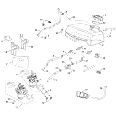 Fuel System for Kohler RH265