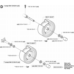 Wheels and Tyres for Husqvarna Rider 11