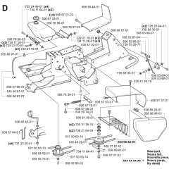 Chassis/Frame for Husqvarna Rider 11