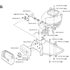 Engine Assembly for Husqvarna