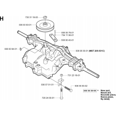 Transmission Assembly for Husqvarna
