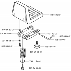 Seat Assembly for Husqvarna