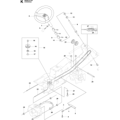 Steering Assembly for Husqvarna