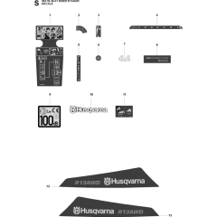 Decal Assembly for Husqvarna