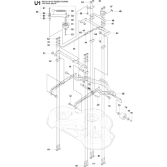 Cutting Deck Assembly for Husqvarna