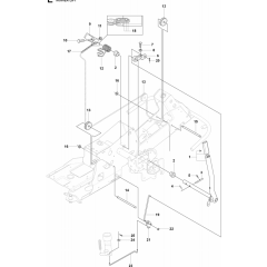 Deck Lift Assembly for Husqvarna