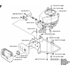 Engine Assembly for Husqvarna