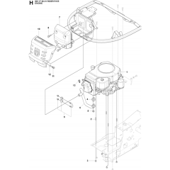 Engine Assembly for Husqvarna 155