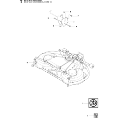 Cutting Deck 103cm Assembly