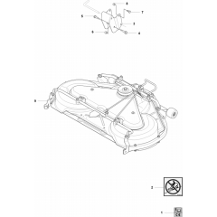 Cutting Deck 112cm Assembly