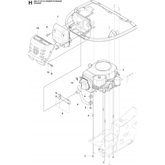 Engine Assembly for Husqvarna 155 AWD