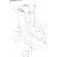 Deck Lift Assembly for Husqvarna