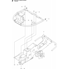 Chassis/Frame for Husqvarna 155 AWD