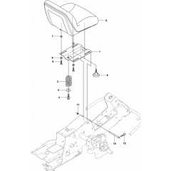 Seat Assembly for Husqvarna