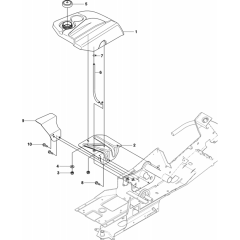 Fuel System for Husqvarna Rider 15 C