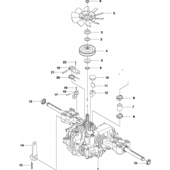 Transmission Assembly for Husqvarna