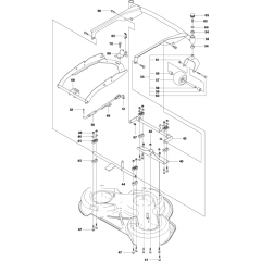 Cutting Deck Assembly for Husqvarna