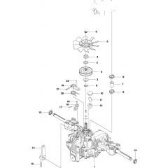 Transmission Assembly for Husqvarna