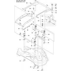 Cutting Deck Assembly for Husqvarna