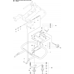 Frame Assembly for Husqvarna Rider