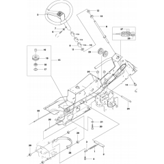 Steering Assembly for Husqvarna