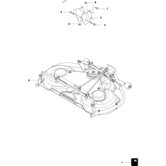 Mower Deck-1 for Husqvarna Rider 16