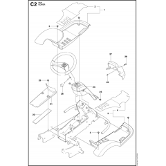 Cover-1 Assembly for Husqvarna