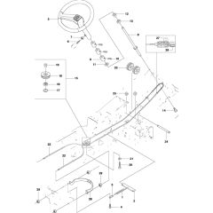 Steering Assembly for Husqvarna