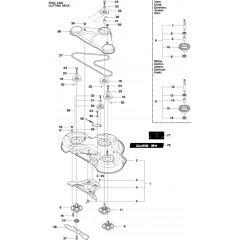 Cutting Deck for Husqvarna Rider