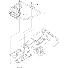 Chassis/Frame for Husqvarna Rider