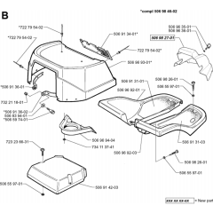Hood Assembly for Husqvarna