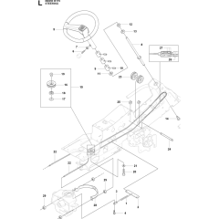 Steering Assembly for Husqvarna